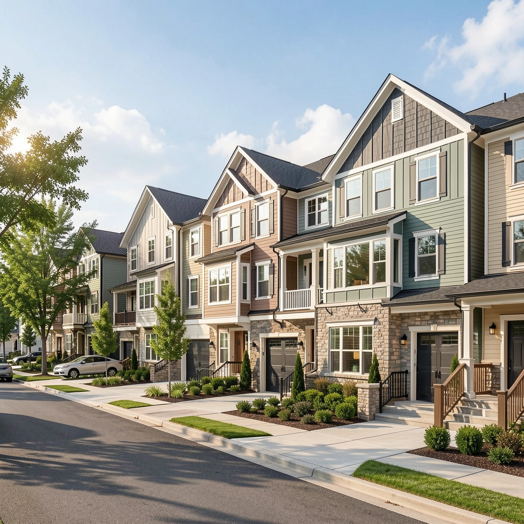 Example scenarios that show how the platform routes property decisions.